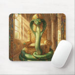 Wadjet – Ägyptische Schlangengöttin´5 Mouse Pad<br><div class="desc">Wadjet ist eine Kobra-Göttin aus der ägyptischen Mythologie und Schutzgöttin der Pharaonen sowie von Unterägypten. Sie steht für Schutz,  Macht und königliche Autorität.</div>