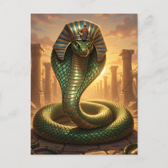 Wadjet – Ägyptische Schlangengöttin´6 Postcard (Front)