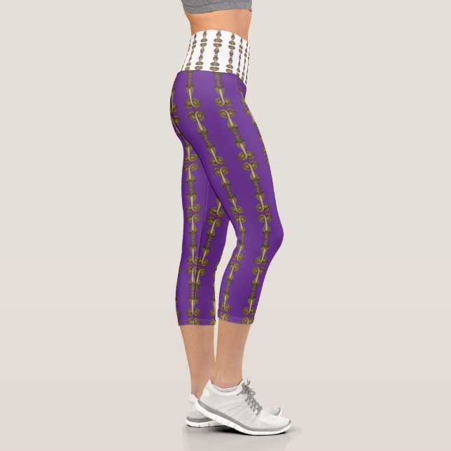 Wadjet – Ägyptische Schlangengöttin´7 Capri Leggings (Right)