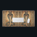 Wadjet – Ägyptische Schlangengöttin´7 Desk Mat<br><div class="desc">Wadjet ist eine Kobra-Göttin aus der ägyptischen Mythologie und Schutzgöttin der Pharaonen sowie von Unterägypten. Sie steht für Schutz,  Macht und königliche Autorität.</div>