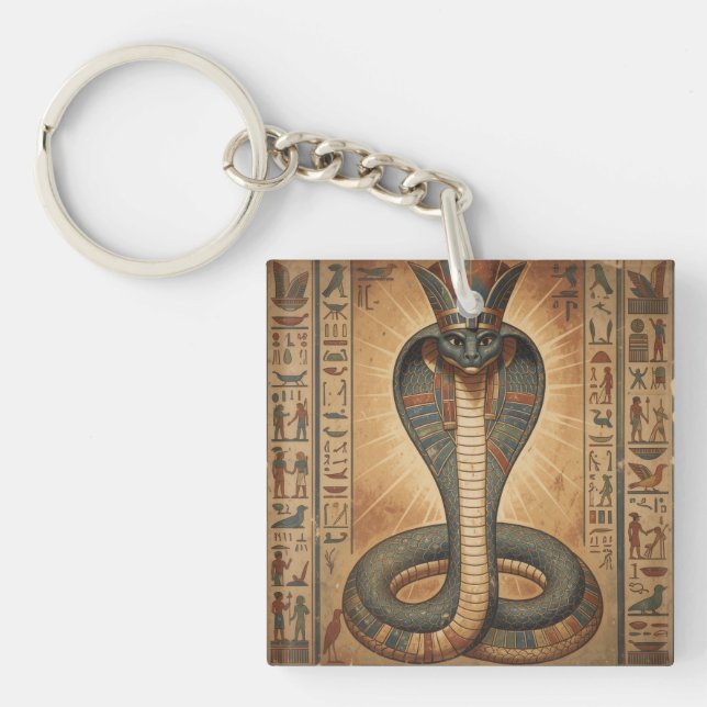 Wadjet – Ägyptische Schlangengöttin´7 Keychain (Front)