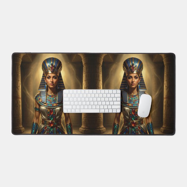 Wadjet – Egyptian Cobra Goddess´2 Desk Mat (Keyboard & Mouse)