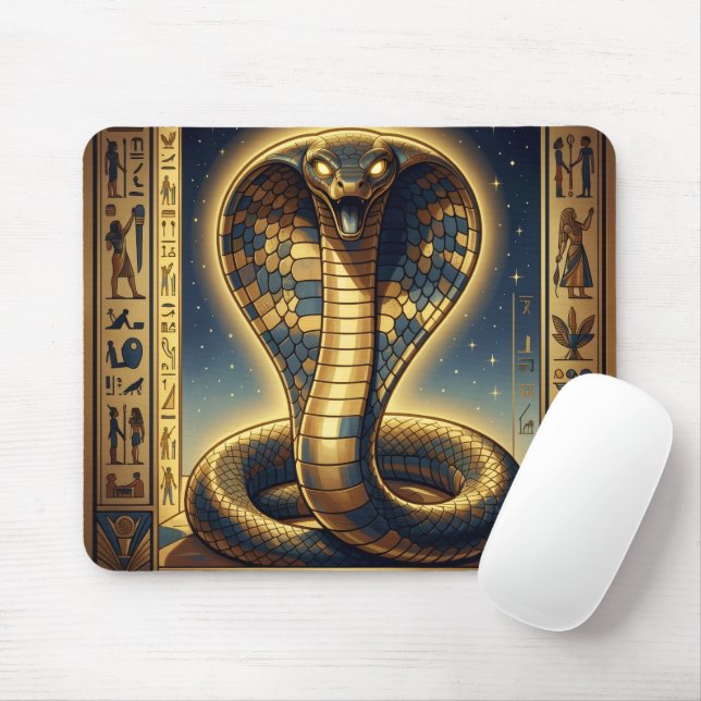 Wadjet – Egyptian Cobra Goddess´3 Mouse Pad (With Mouse)