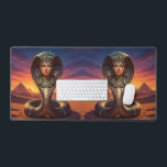 Wadjet – Egyptian Cobra Goddess´7 Desk Mat<br><div class="desc">Wadjet is a cobra goddess in Egyptian mythology and a protector of the pharaoh and Lower Egypt. She represents protection,  power,  and royal authority.</div>