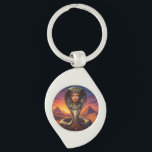 Wadjet – Egyptian Cobra Goddess´7 Keychain<br><div class="desc">Wadjet is a cobra goddess in Egyptian mythology and a protector of the pharaoh and Lower Egypt. She represents protection,  power,  and royal authority.</div>