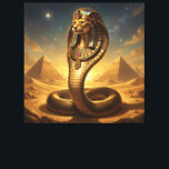 Wadjet – Egyptian Cobra Goddess Canvas Print<br><div class="desc">Wadjet is a cobra goddess in Egyptian mythology and a protector of the pharaoh and Lower Egypt. She represents protection,  power,  and royal authority.</div>