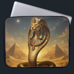 Wadjet – Egyptian Cobra Goddess Laptop Sleeve<br><div class="desc">Wadjet is a cobra goddess in Egyptian mythology and a protector of the pharaoh and Lower Egypt. She represents protection,  power,  and royal authority.</div>