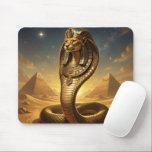 Wadjet – Egyptian Cobra Goddess Mouse Pad<br><div class="desc">Wadjet is a cobra goddess in Egyptian mythology and a protector of the pharaoh and Lower Egypt. She represents protection,  power,  and royal authority.</div>