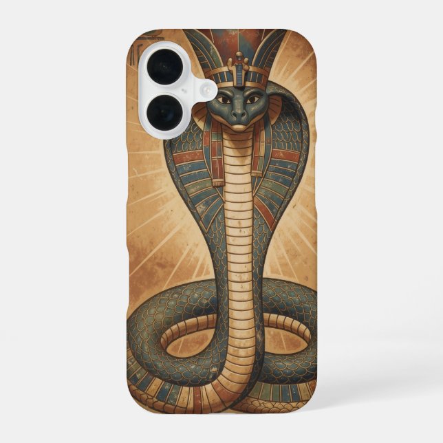 Wadjet - Egyptian Snake Goddess´7 iPhone 16 Case (Back)