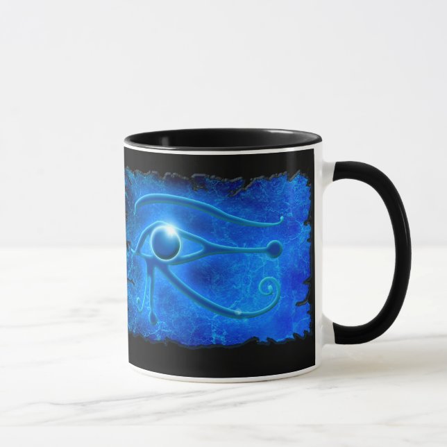 WADJET EYE OF HORUS & Words Gift Mug (Right)