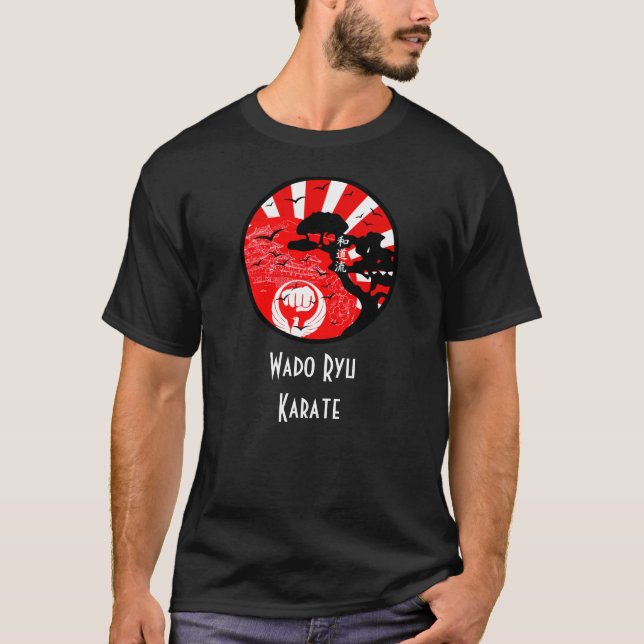 Wado Ryu Karate Okinawan Castle - Budo T-Shirt (Front)