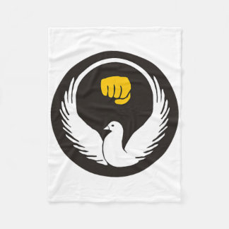 Wado Ryu Karate Style Symbol Dojo Training  Fleece Blanket