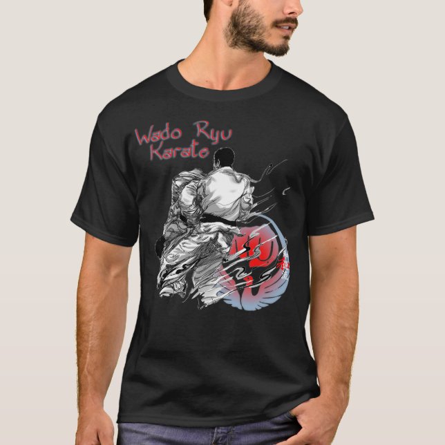 Wado Ryu Karate TakeDown - Martial Arts T-Shirt (Front)