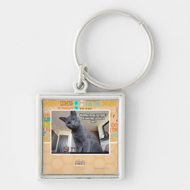 Wadya mean 'Get help'? Keychain (Front)