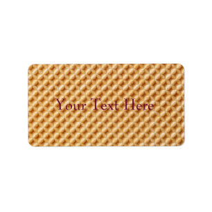 Wafer Texture Label