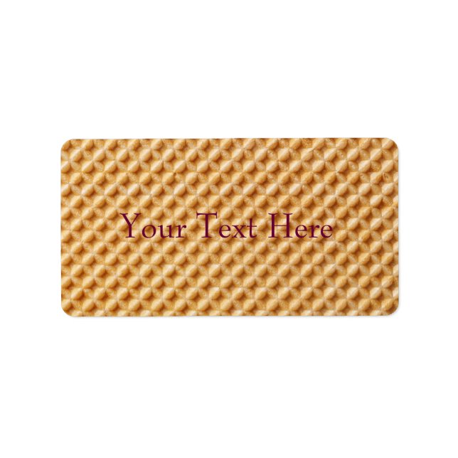 Wafer Texture Label (Front)
