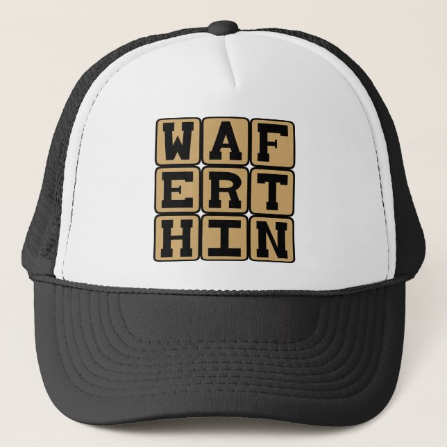 Wafer Thin, Tiny Morsel Trucker Hat (Front)