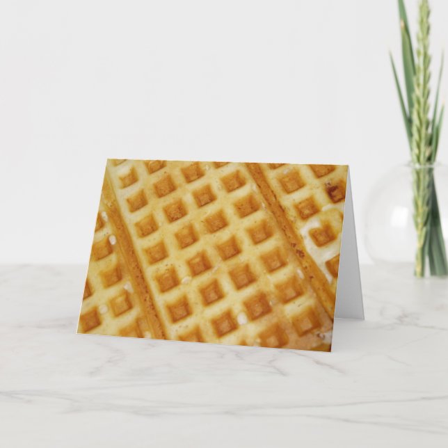 "Waffle" Birthday Card (Front)