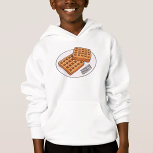 Waffle cartoon illustration