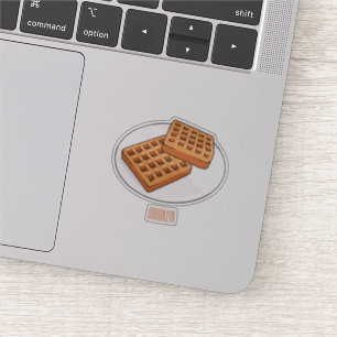 Waffle cartoon illustration