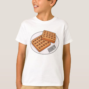 Waffle cartoon illustration T-Shirt
