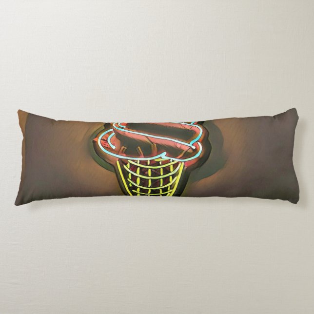 Waffle cone body pillow (Front)