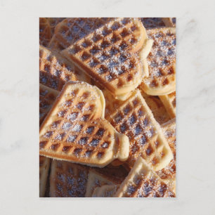 Waffle Hearts Postcard