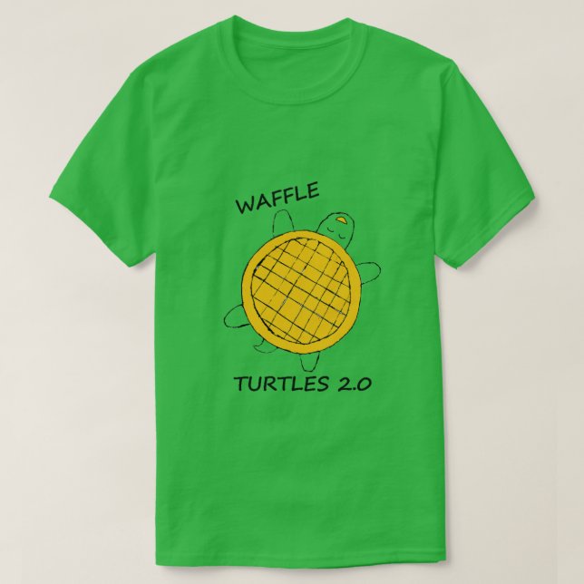 Waffle Turtles COACH T-Shirt (Design Front)