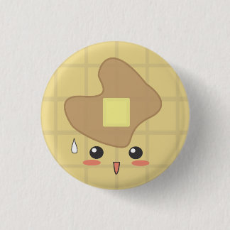 Waffle - Waffle 1 Inch Round Button