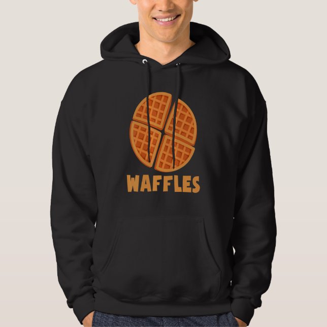 Waffles Costume For Bakers Cookies   waffles Hoodie (Front)