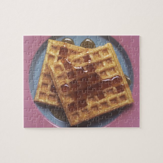 Waffles With Syrup Jigsaw Puzzle (Horizontal)
