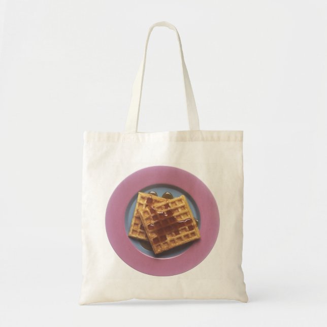 Waffles With Syrup Tote Bag (Front)