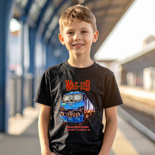 WAG-12B Locomotive. Indian Railways freight train T-Shirt