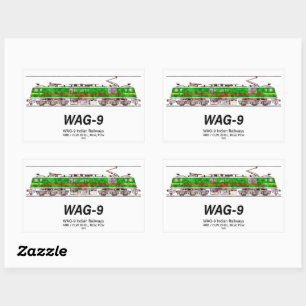 WAG-9 Locomotive. Indian Railways freight train Sticker