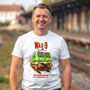 WAG-9 Locomotive. Indian Railways freight train T-Shirt