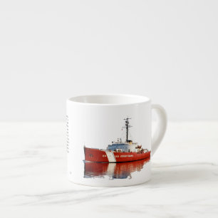 WAGB 83 Mackinaw red espresso mug