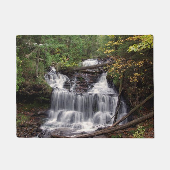 Wagner Falls cloth doormat (Front)