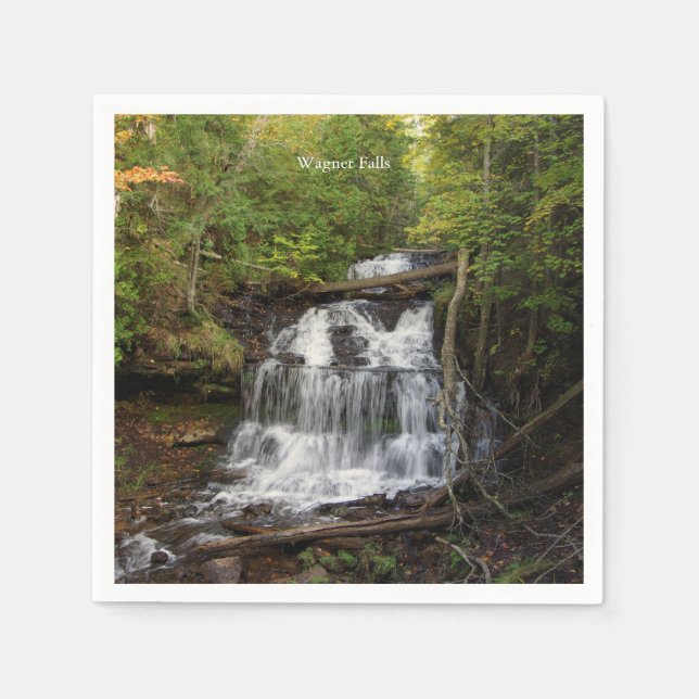 Wagner Falls napkin (Front)