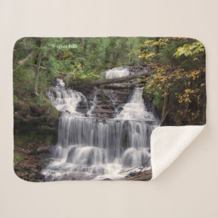 Wagner Falls sherpa blanket