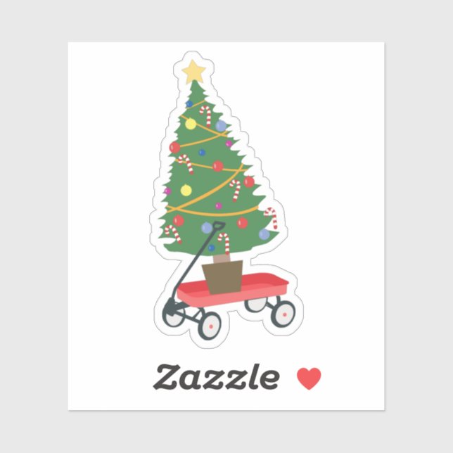 Wagon Christmas Tree (Sheet)
