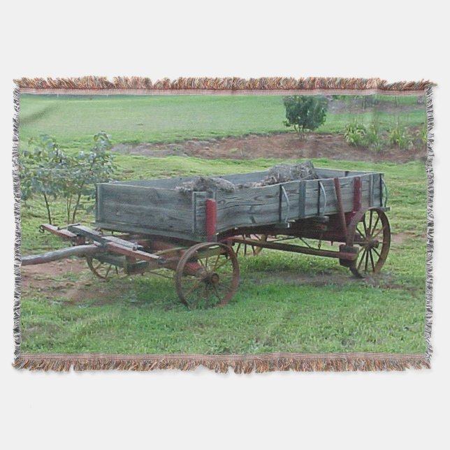 Wagon de l'Ancien Pays sur une couverture (Devant)