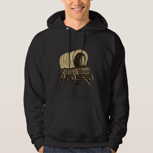 Wagon Silhouette Hoodie (Front)