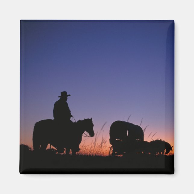 Wagon Train Magnet (Front)