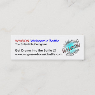 WAGON Webcomic Battle Cards