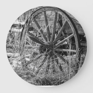 Wagon Wheel Clock