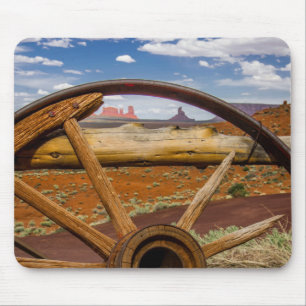 Wagon wheel close up, Arizona Mouse Pad