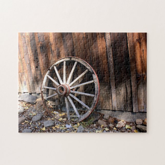 Wagon Wheel Jigsaw Puzzle (Horizontal)