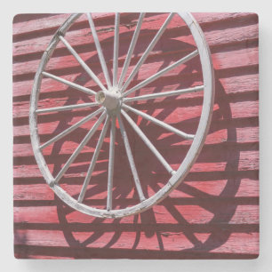 Wagon Wheel Stone Coaster
