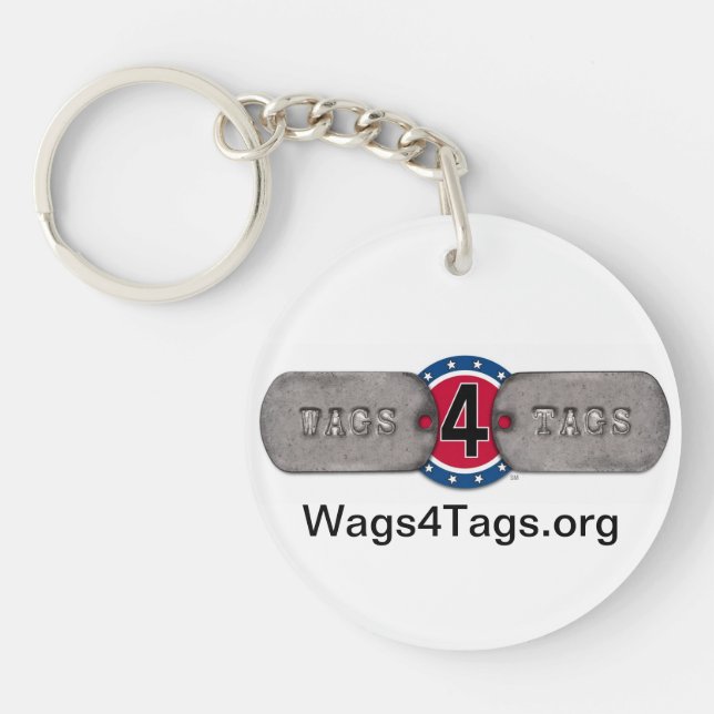 Wags4Tags keychain (Front)