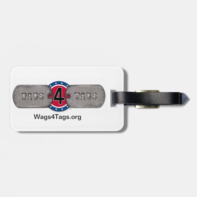 Wags4Tags Luggage Tag (Back Horizontal)
